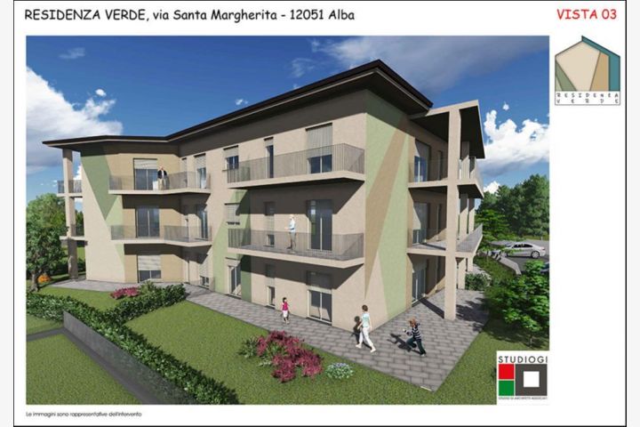 Complesso residenziale - RESIDENZA VERDE - via Santa Margherita - Alba - GB costruzioni