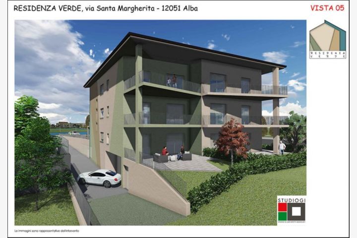 Complesso residenziale - RESIDENZA VERDE - via Santa Margherita - Alba - GB costruzioni